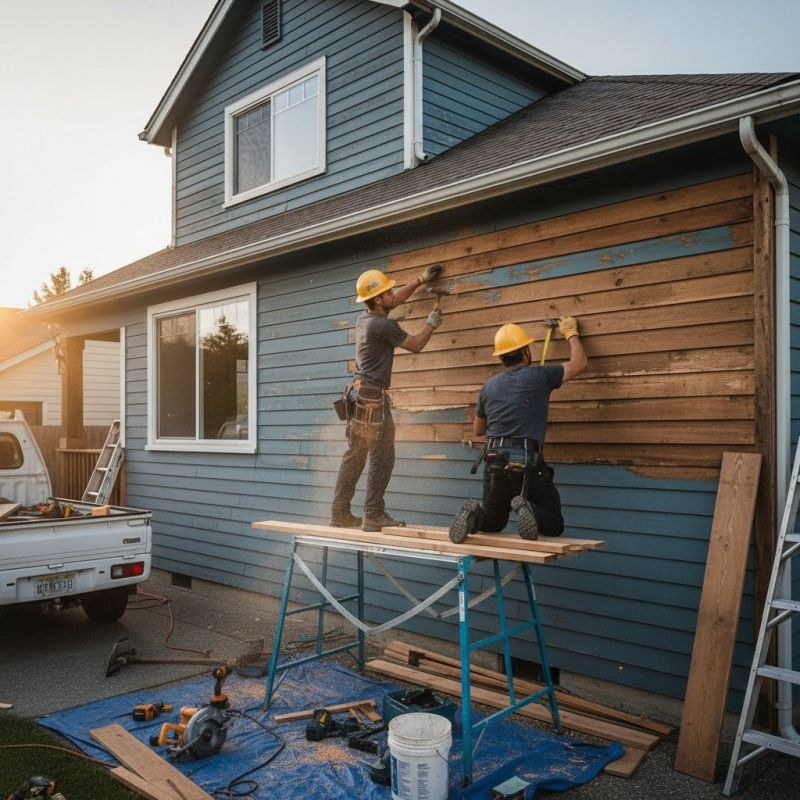 Contact About Wood Siding Refinishing